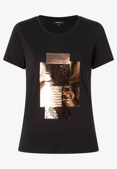 More & More Shirt with Sequins Letzter Tag