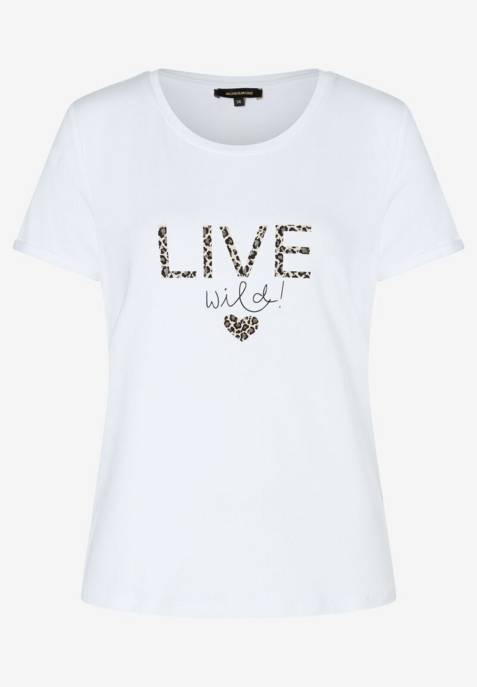 More & More Shirt with Wording-Print