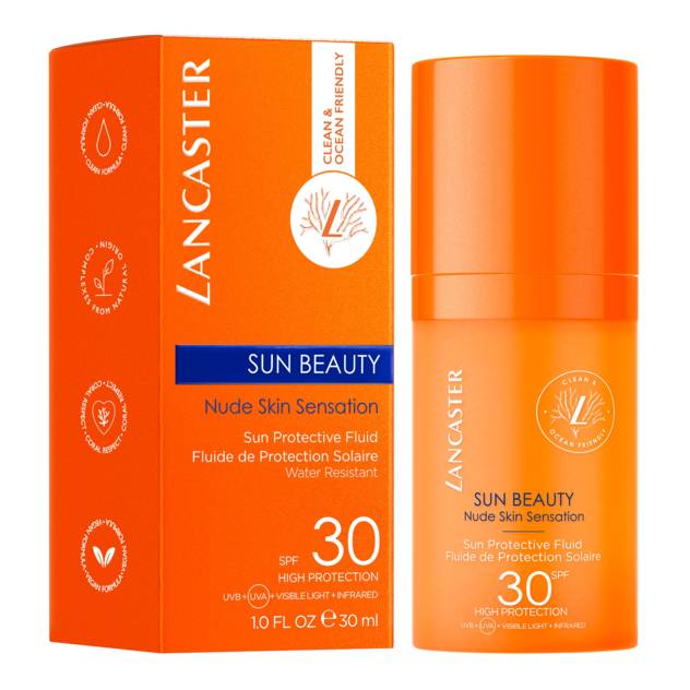 LANCASTER "Sun Beauty Face" Fluid SPF30 30 ml Kostenloser Versand international