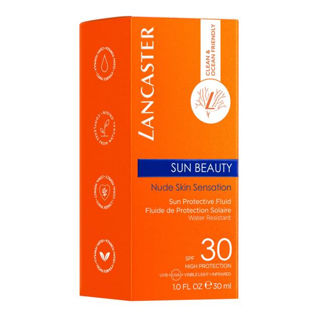 LANCASTER "Sun Beauty Face" Fluid SPF30 30 ml Kostenloser Versand international