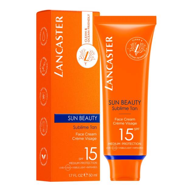 LANCASTER "Sun Beauty Face" Cream SPF15 50 ml Fabrikladen
