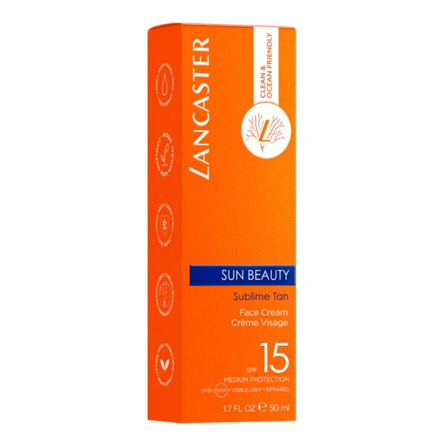 LANCASTER "Sun Beauty Face" Cream SPF15 50 ml Fabrikladen