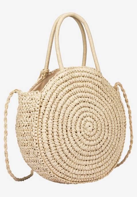 More & More Round Straw Bag Blitzverkäufe