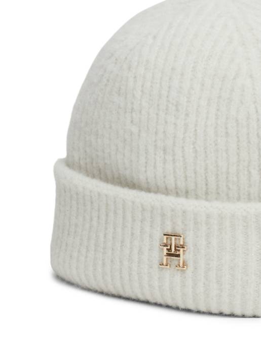 Tommy Hilfiger Luxe Mütze für stilbewusste Frauen Kostenloser Versand international