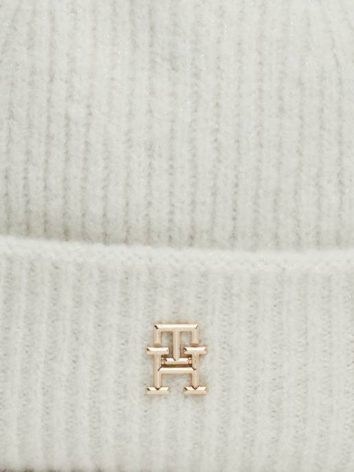 Tommy Hilfiger Luxe Mütze für stilbewusste Frauen Kostenloser Versand international