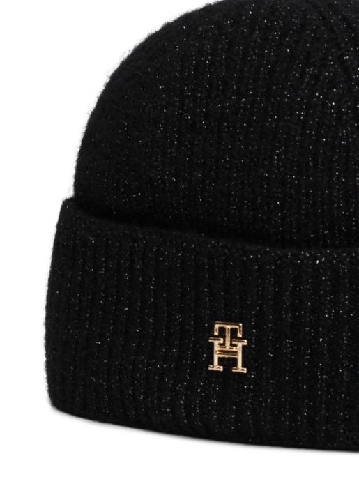 Tommy Hilfiger Luxe Mütze für stilbewusste Frauen Fabrikladen