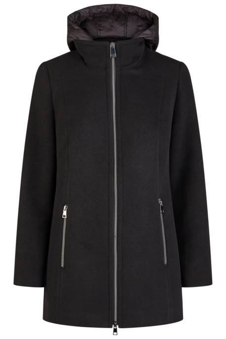Barbara Lebek Jacke (Wolle) mit Kapuze