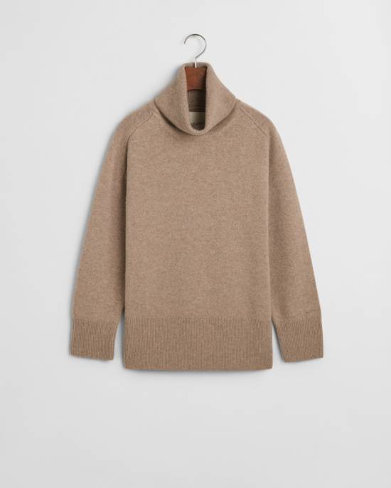 GANT HERRINGBONE DETAIL ROLLNECK