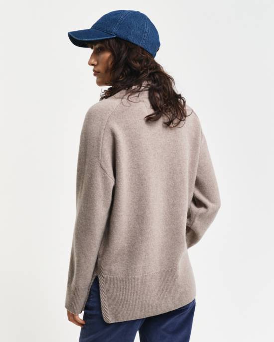 GANT HERRINGBONE DETAIL ROLLNECK Neuheiten