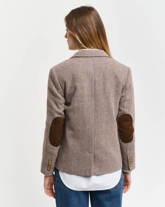 GANT REG HERRINGBONE SHORT BLAZER Saisonale Angebote