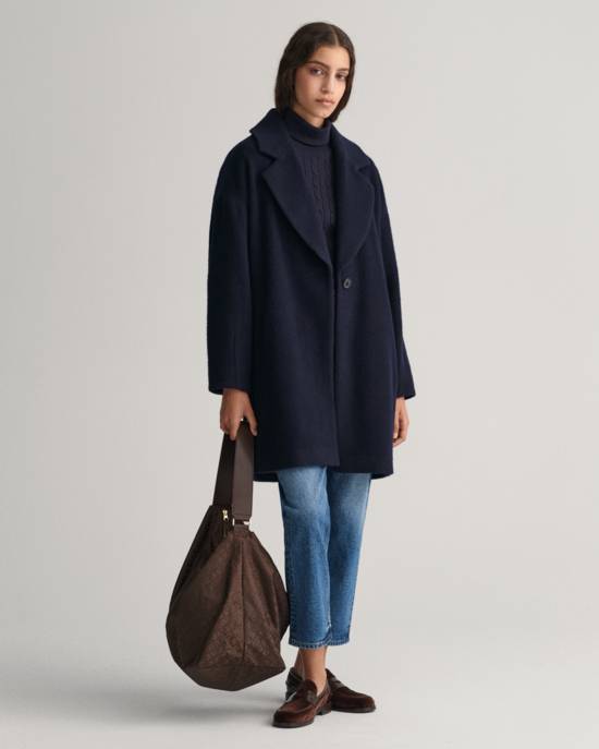 GANT Zopfstrick Rollkragenpullover aus Stretch-Baumwolle Tiefpreis
