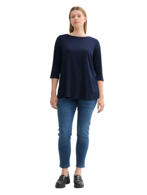 Tom Tailor PLUS Tshirt basic slub Letzter Tag