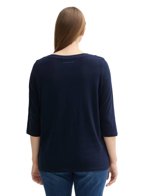 Tom Tailor PLUS Tshirt basic slub Letzter Tag