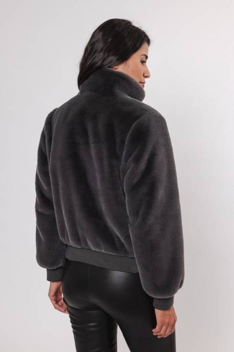 RINO & PELLE Short fake fur jacket Vierteljährliche Förderung