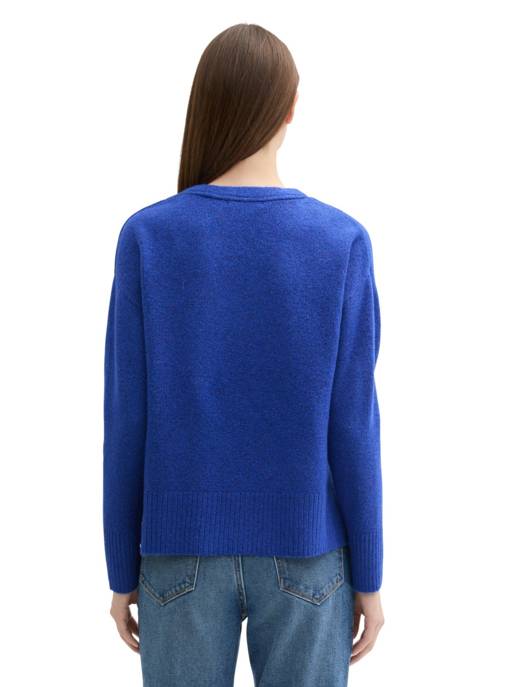 DENIM Tom Tailor cozy v-neck pullover Clearance-Verkauf