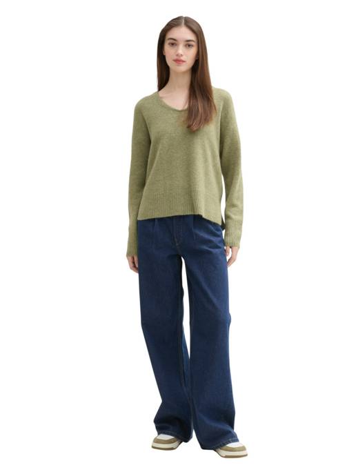 DENIM Tom Tailor cozy v-neck pullover Kostenloser Versand international