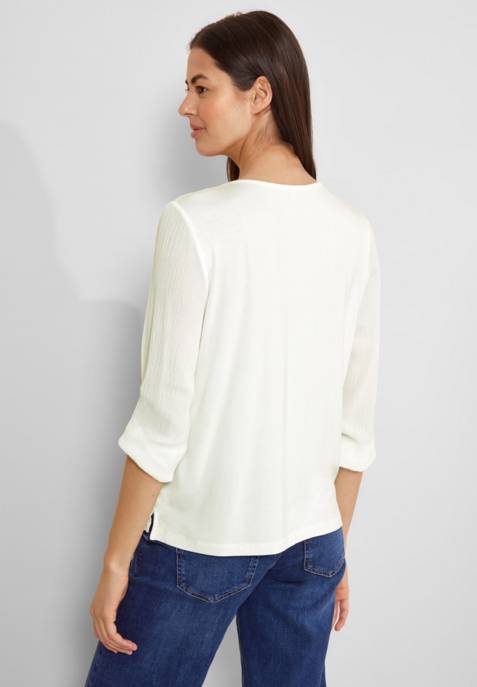 Street One Materialmix Shirt 50% Rabatt für begrenzte Zeit