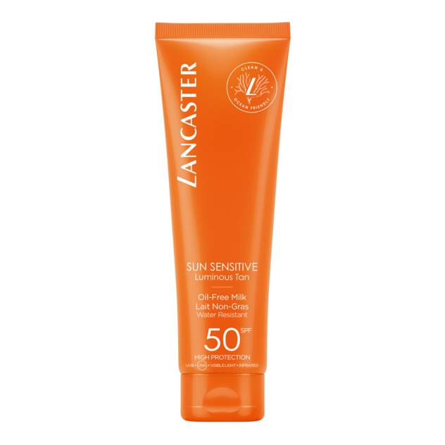 LANCASTER "Clean Sun Sensitive" Oil-Free Body Milk SPF 50 150 ml