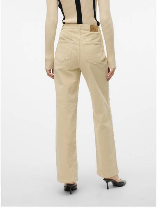 VERO MODA VMTESSA HR WIDE CORUDROY PANTS Nur noch ein Tag übrig