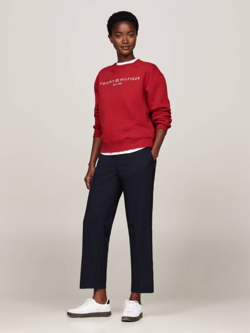 Tommy Hilfiger Sweatshirt mit Rundhalsausschnitt Preisnachlass