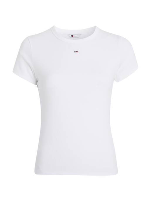 TOMMY JEANS TJW Slim Essential Rib SS EXT