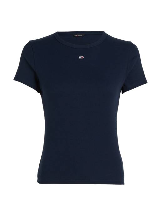 TOMMY JEANS TJW Slim Essential Rib SS EXT Exklusive Angebote