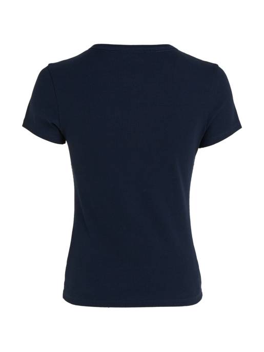 TOMMY JEANS TJW Slim Essential Rib SS EXT Exklusive Angebote