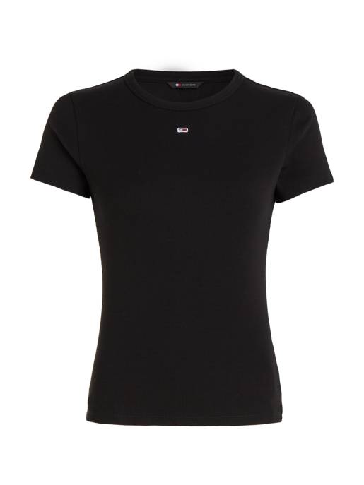 TOMMY JEANS TJW Slim Essential Rib SS EXT