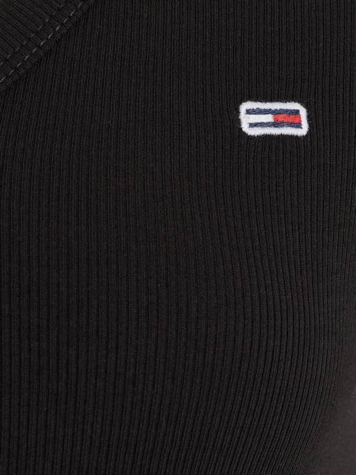 TOMMY JEANS TJW Slim Essential Rib V SS Neuheiten