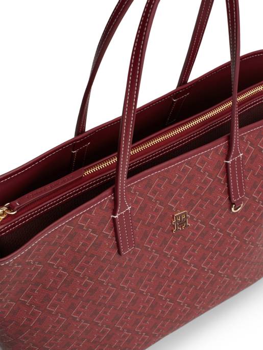 Tommy Hilfiger Leder-Shopper "Monoplay" Fabrikladen
