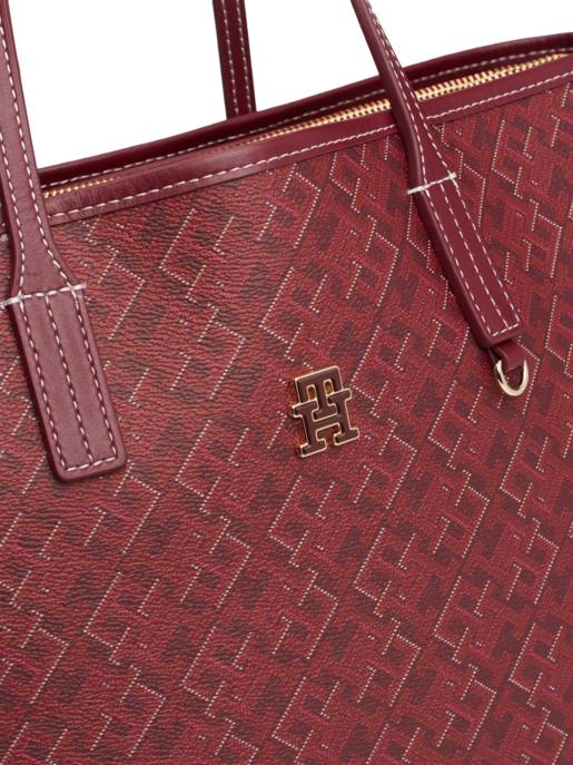 Tommy Hilfiger Leder-Shopper "Monoplay" Fabrikladen
