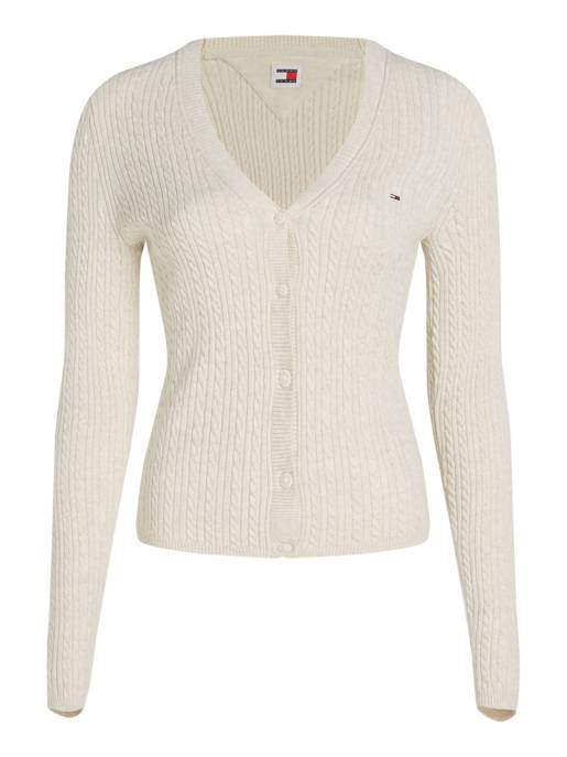 TOMMY JEANS TJW CABLE ESSENTIAL CARDIGAN Günstiger Verkauf