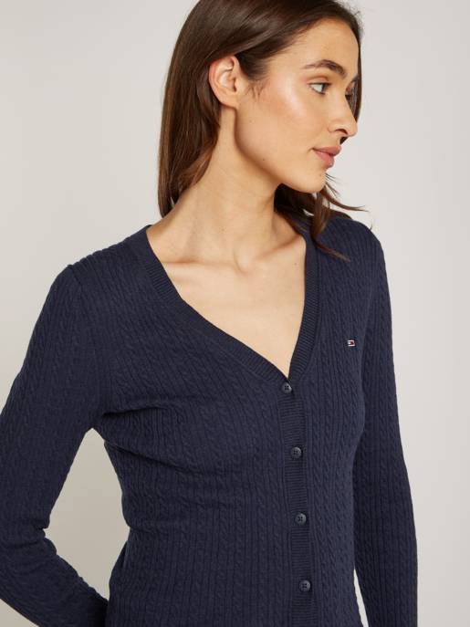 TOMMY JEANS TJW CABLE ESSENTIAL CARDIGAN Fabrikverkauf