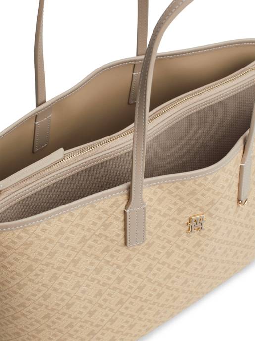 Tommy Hilfiger Leder-Shopper "Monoplay" Sonderangebot