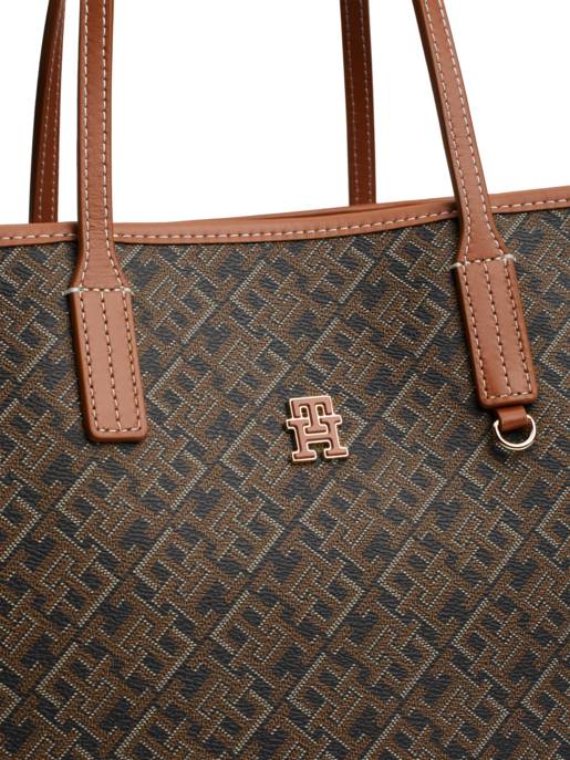 Tommy Hilfiger Leder-Shopper "Monoplay" Rabatt