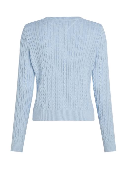 TOMMY JEANS TJW CABLE ESSENTIAL SWEATER Flash Sale