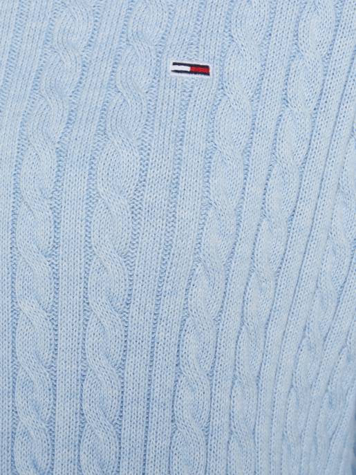 TOMMY JEANS TJW CABLE ESSENTIAL SWEATER Flash Sale