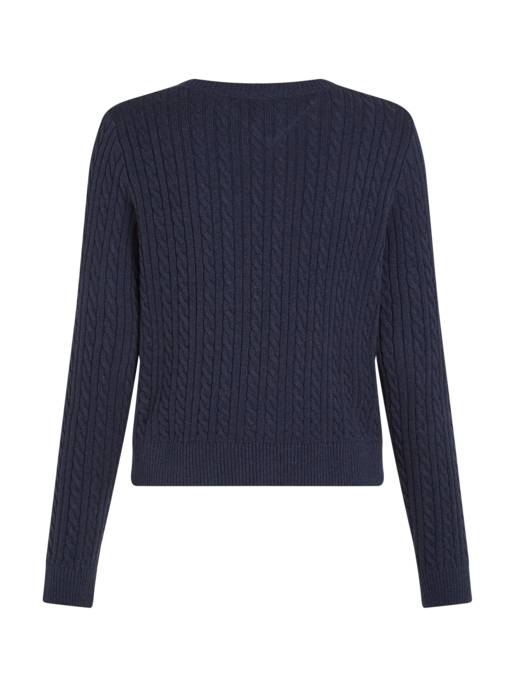 TOMMY JEANS TJW CABLE ESSENTIAL SWEATER Begrenztes Angebot