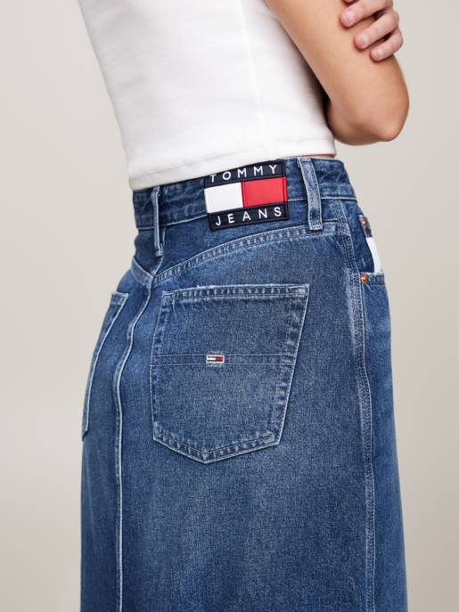 TOMMY JEANS CLAIRE MIDI SKIRT DH6031 Black Friday