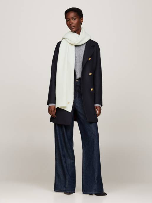 Tommy Hilfiger Eleganter Schal für stilbewusste Frauen Neueste Mode