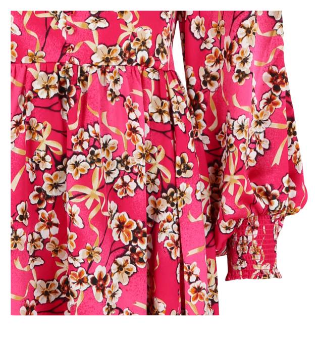 HUGO Maxikleid mit Blumenprint Sonderangebot der Fabrik
