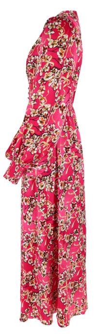 HUGO Maxikleid mit Blumenprint Sonderangebot der Fabrik
