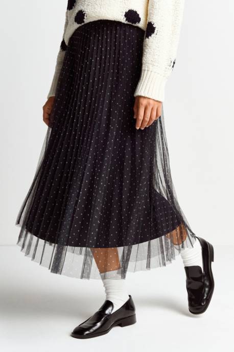 rich&royal Printed tulle skirt Clearance-Verkauf