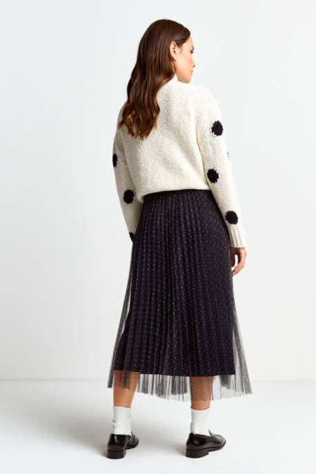rich&royal Printed tulle skirt Clearance-Verkauf