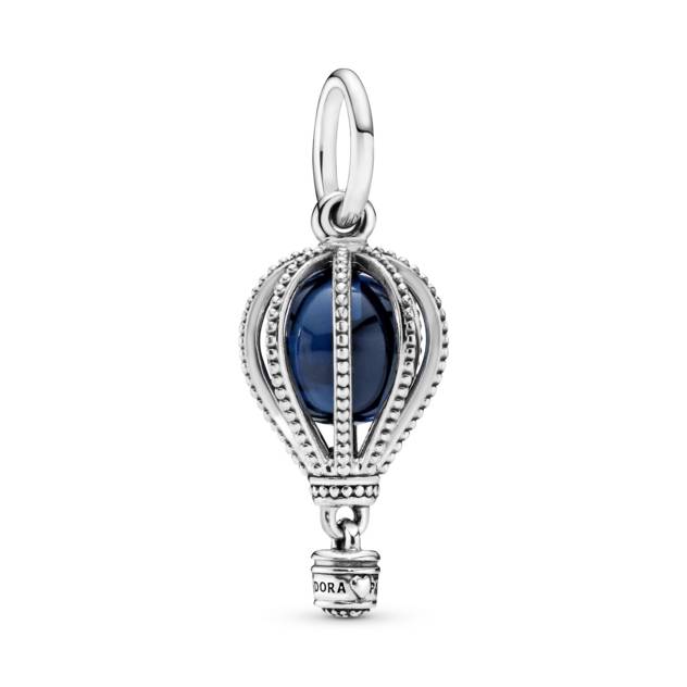 PANDORA Blauer Heißluftballon Reise-Charm