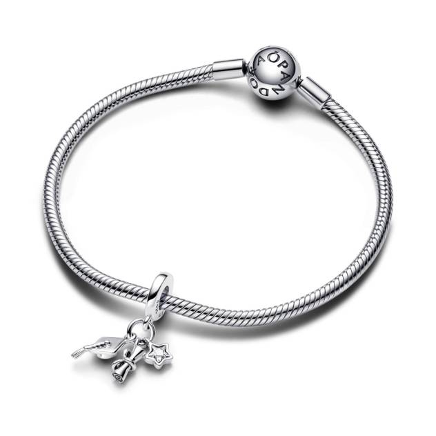 PANDORA Abschluss 2024 Dreifacher Charm-Anhänger Bis zu 55% Rabatt