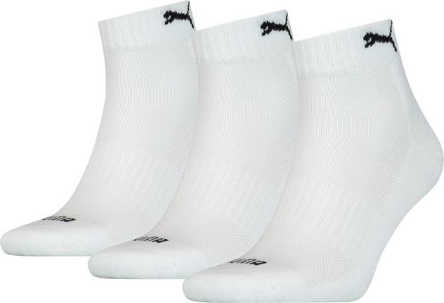 PUMA Unisex Quarter Socken, 3 Paar