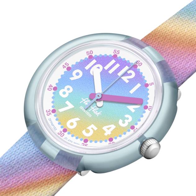 Flik Flak Uhr "Liquid Rainbow" Tiefpreis
