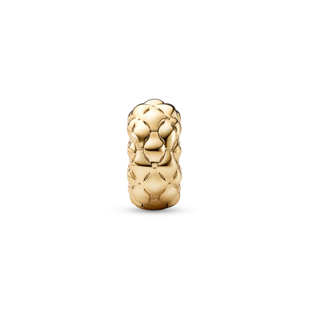PANDORA Clip Charm mit Nieten Kostenlose Rückgabe