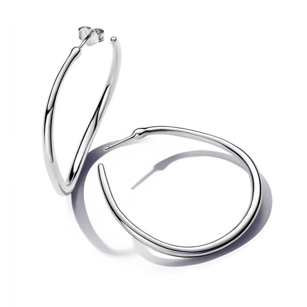 PANDORA Organisch Geformte 42 mm Offene Ohrringe Zeitbegrenzte Promotion